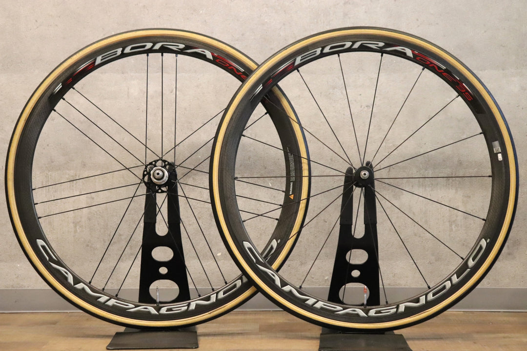 カンパニョーロ CAMPAGNOLO ボーラ ワン BORA ONE 35 TU カーボン チューブラー シマノ 12/11S ナローリム ホイールセット 【さいたま浦和店】