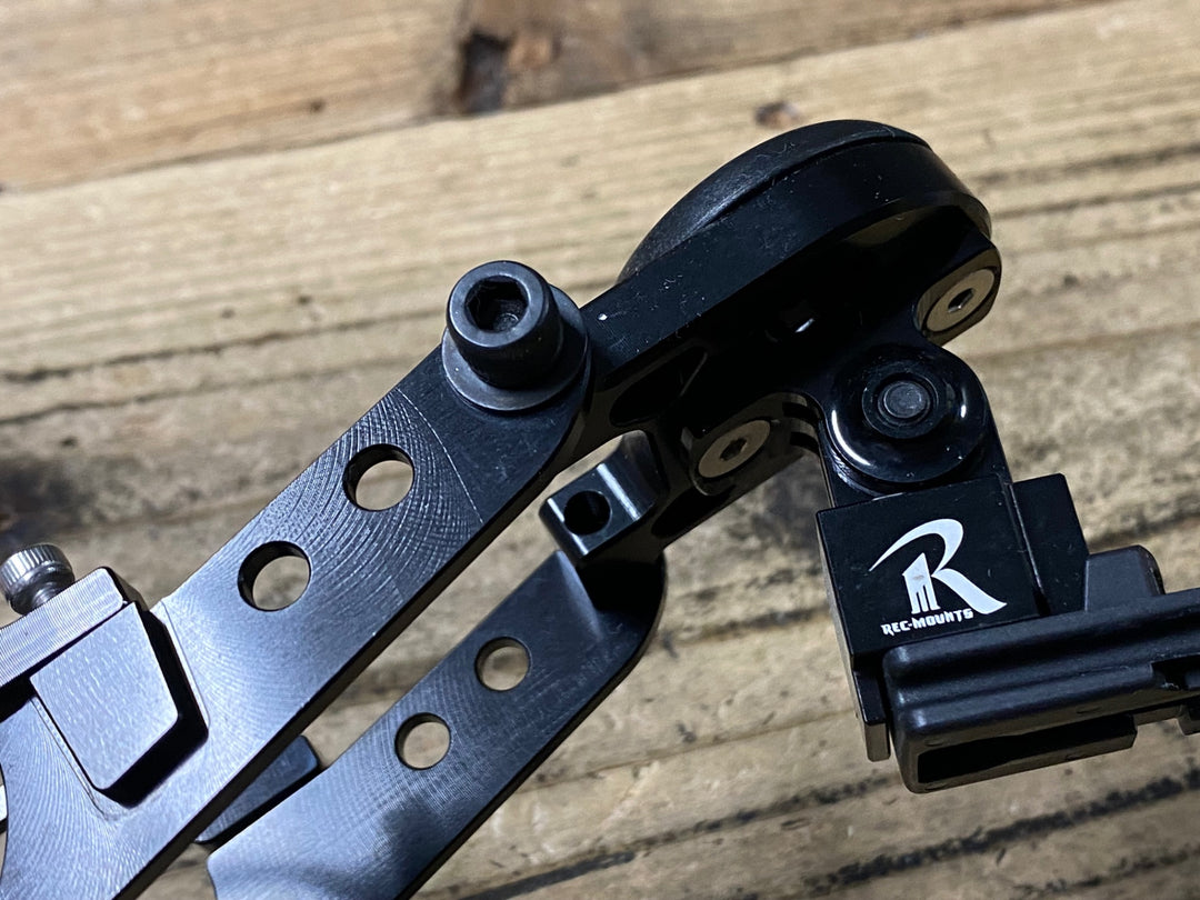 KA866 レックマウント REC-MOUNTS サイコンマウント Φ31.8 両持ち GARMIN用 キャットアイライトマウント付属