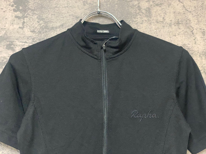 KM912 ラファ Rapha LIGHTWEGHT JERSEY 半袖 サイクルジャージ 黒 XS