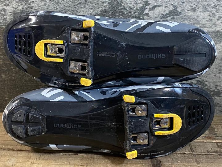 KH164 シマノ SHIMANO RP5 SH-RP501-S C ビンディングシューズ 3穴 黒 EU43