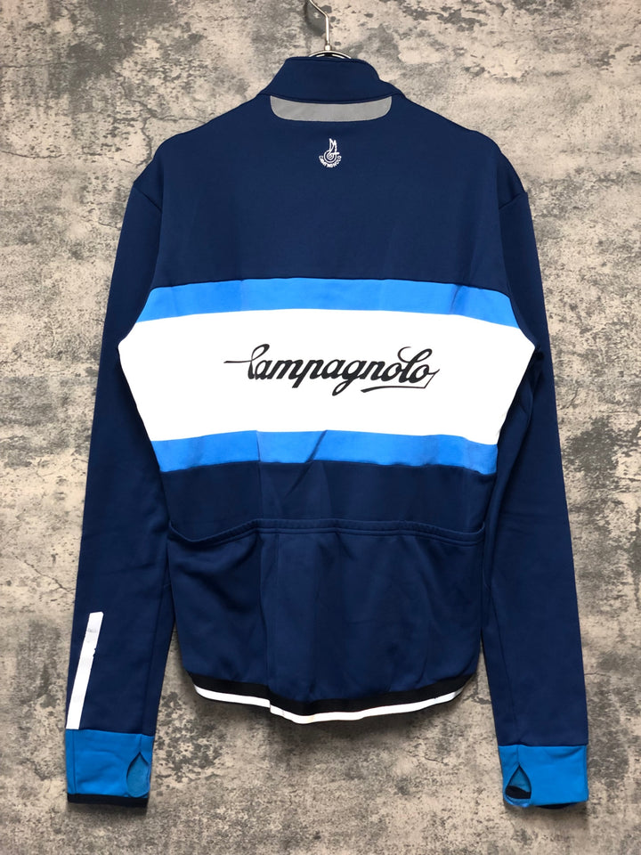 KJ349 カンパニョーロ CAMPAGNOLO 長袖 サイクルジャージ 紺 ※サイズ不明