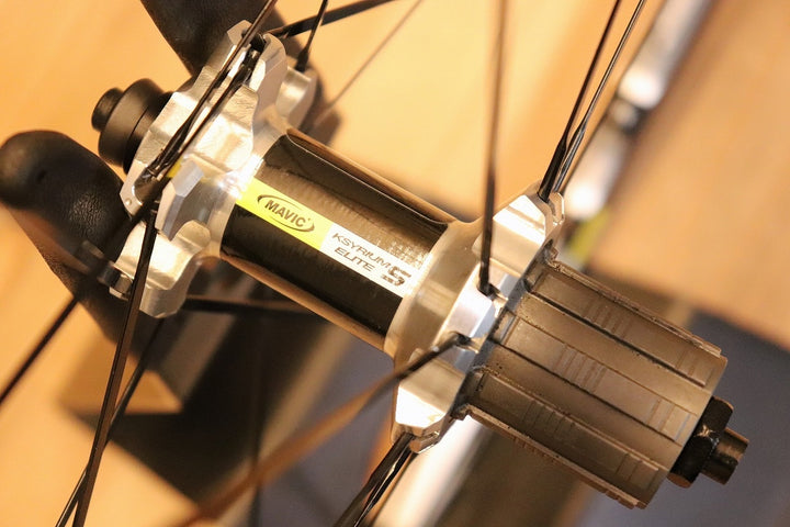 マヴィック MAVIC キシリウム KSYRIUM ELITE S アルミ クリンチャー ホイールセット シマノ 11S/12S ナローリム 15C 【芦屋店】