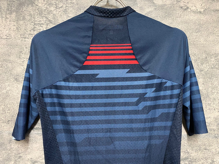 JM789 カステリ CASTELLI ROSSOCORSA 半袖 サイクルジャージ 紺 M