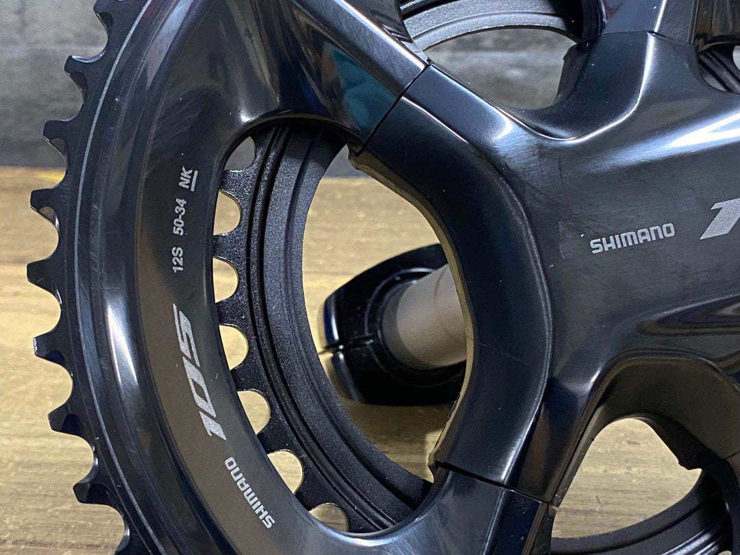 JG279 シマノ SHIMANO 105 FC-R7100 クランクセット 172.5mm 50/34T
