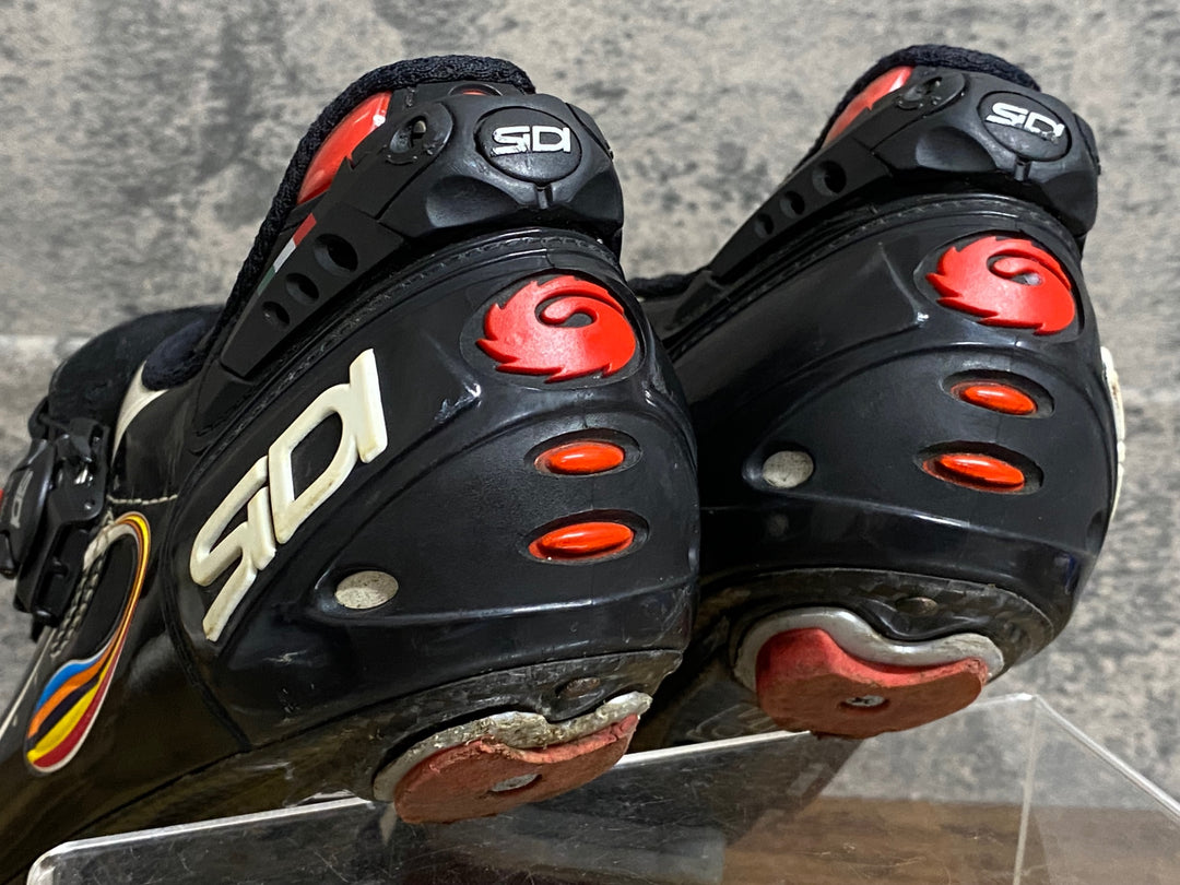 KD146 シディ SIDI ワイヤー WIRE CARBON ビンディングシューズ 3穴 白 黒 EU42 1/2