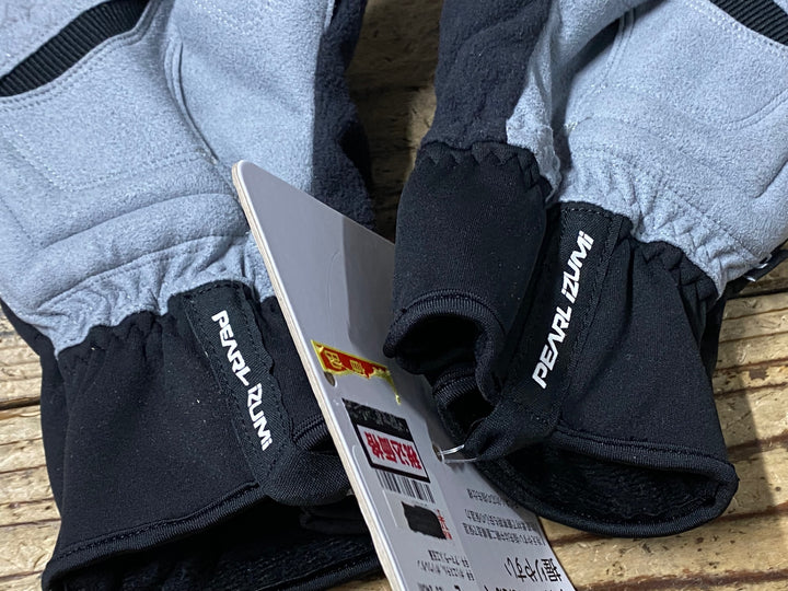 KE185 パールイズミ PEARL iZUMi 長指 ウィンターグローブ 黒 L 裏起毛 黒タグ