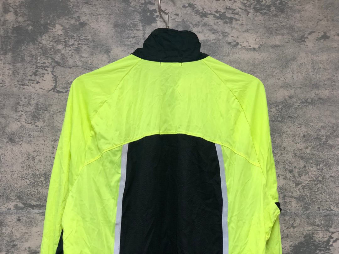 KL019 パールイズミ PEARL iZUMi 長袖 ウィンドブレーカー 蛍光 黃 黒 XL