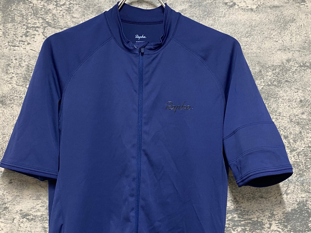 KF221 ラファ Rapha MEN'S SHORT SLEEVE CORE JERSEY 半袖 サイクルジャージ ネイビー M