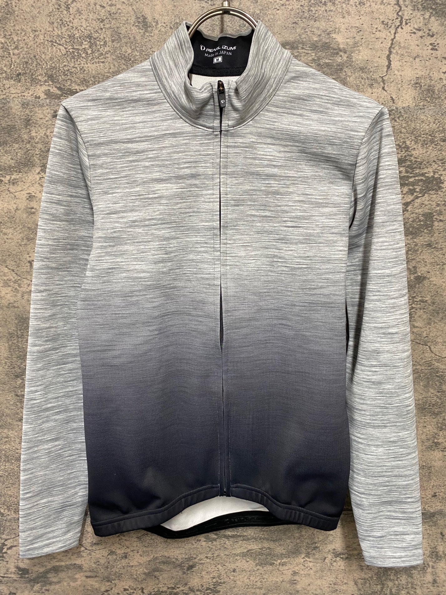KD189 パールイズミ PEARL iZUMi 長袖 サイクルジャージ グレー M 裏