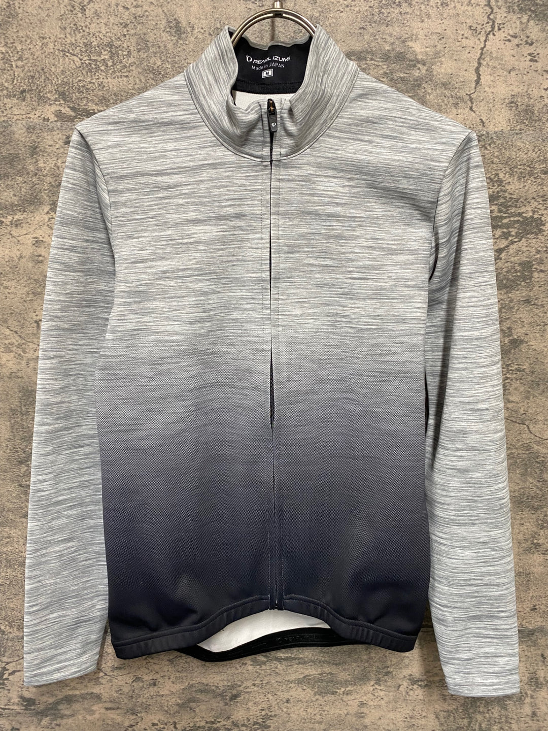 KD189 パールイズミ PEARL iZUMi 長袖 サイクルジャージ グレー M 裏起毛