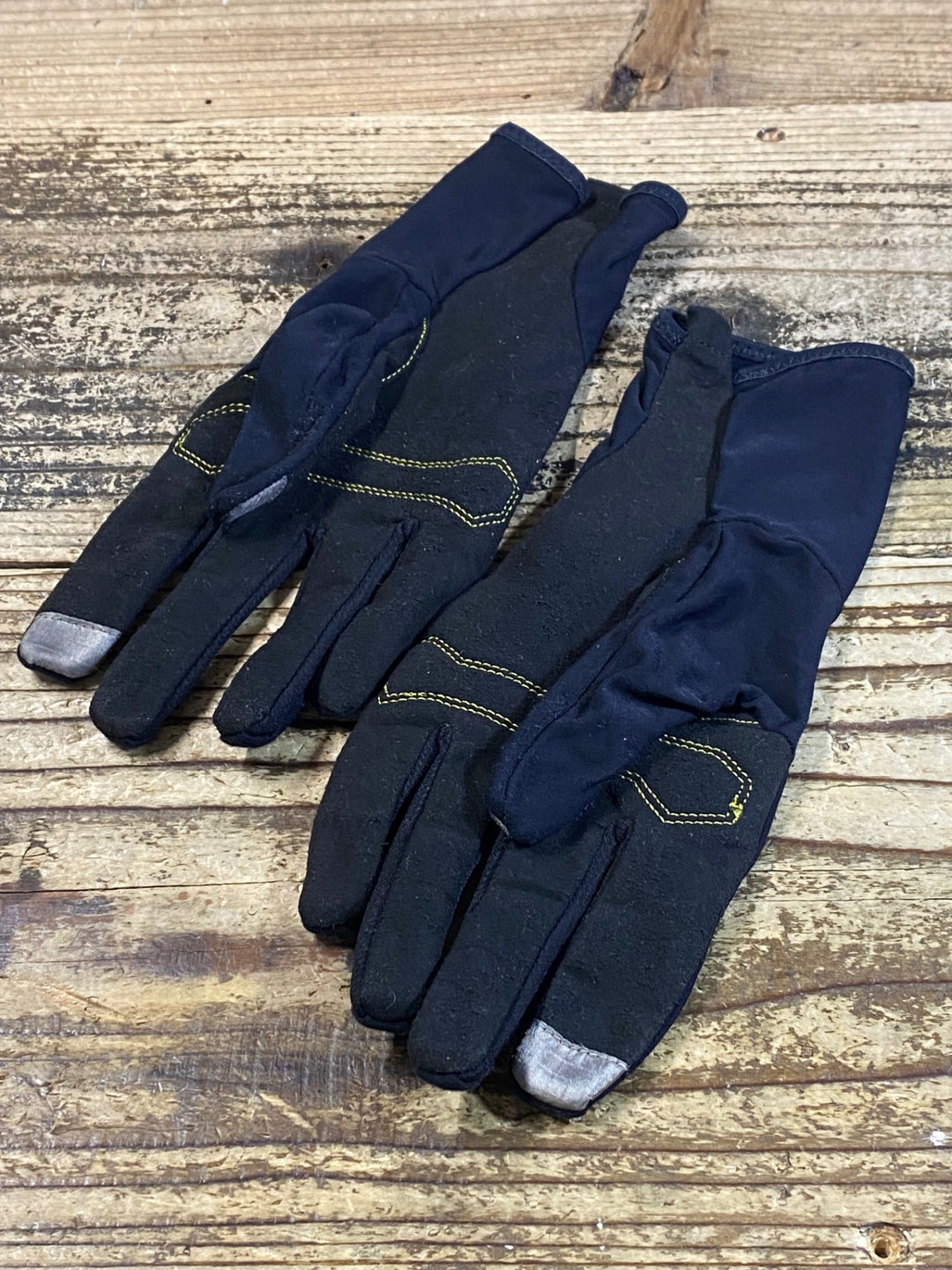 JQ026 アソス ASSOS SPRING FALL GLOVES 長指 グローブ 黒 ※サイズ不明