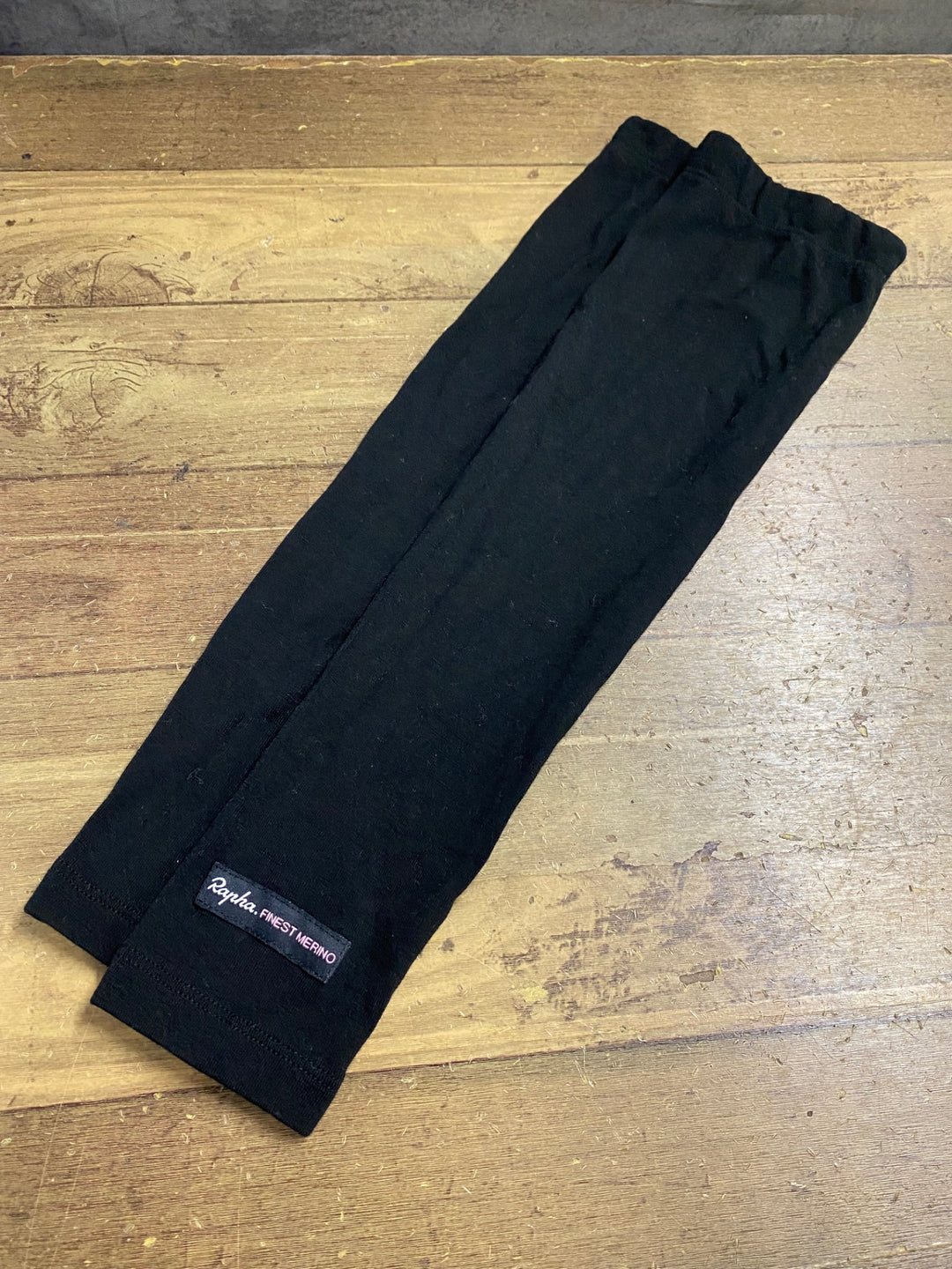 KG231 ラファ Rapha MERINO アームウォーマー 黒 M 裏起毛