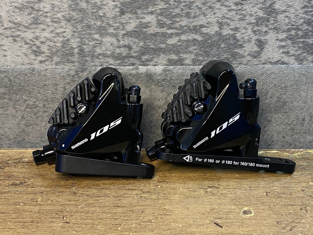 JH738 シマノ SHIMANO 105 BR-R7070 ディスクブレーキキャリパー 前後セット