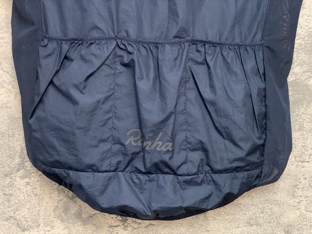JX274 ラファ Rapha BREVET REFLECTIVE GILET ジレ サイクルベスト 黒 M