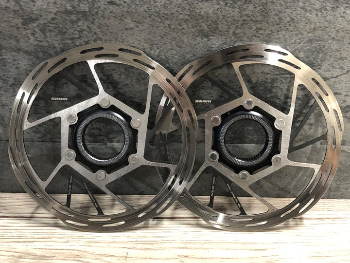 JN923 スラム SRAM ペースライン PACELINE ディスクブレーキローター 2枚セット Φ160 1.85/1.8mm