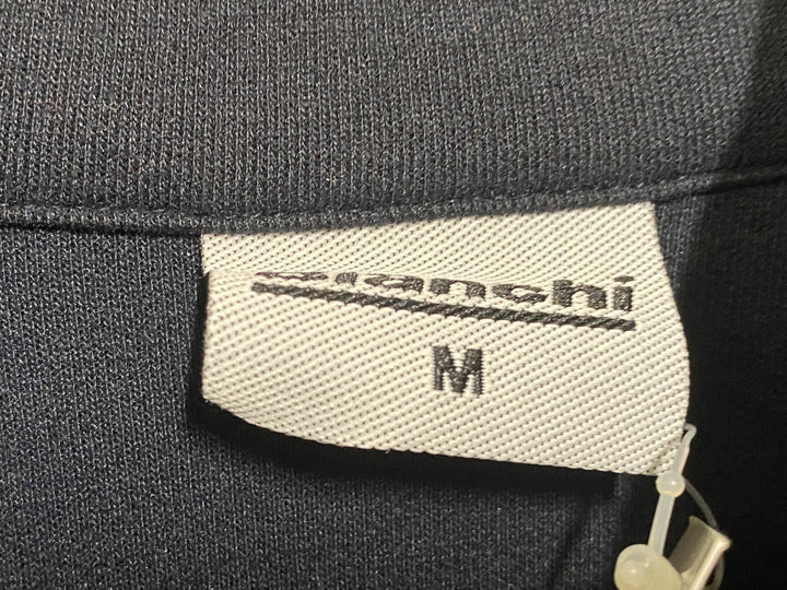 KG238 ビアンキ Bianchi 長袖 サイクルジャージ 濃紺 M スウェット
