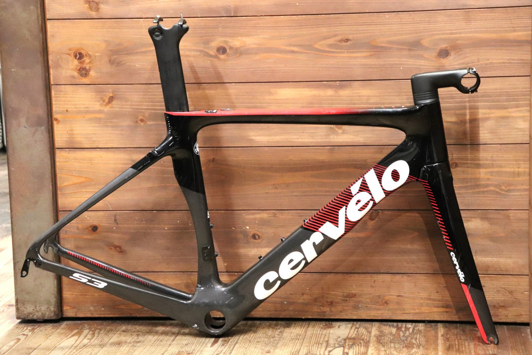 訳アリ サーヴェロ CERVELO S3 2019モデル 51サイズ カーボン ロードバイク フレームセット 【東京南麻布店】