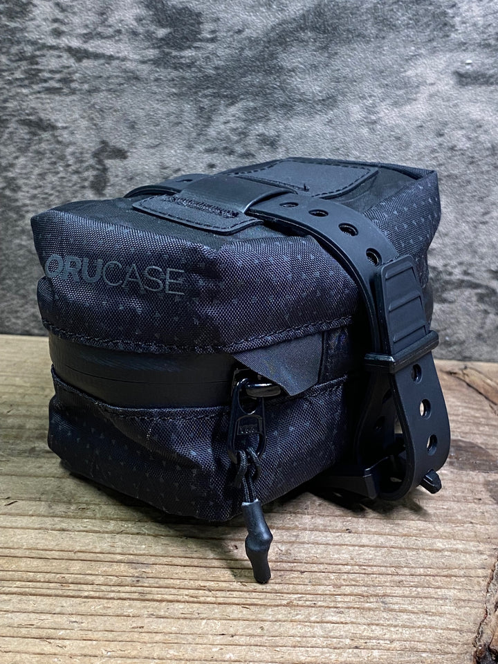 JK022 オルケース ORUCASE SADDLE BAG HC サドルバッグ 黒 0.6L