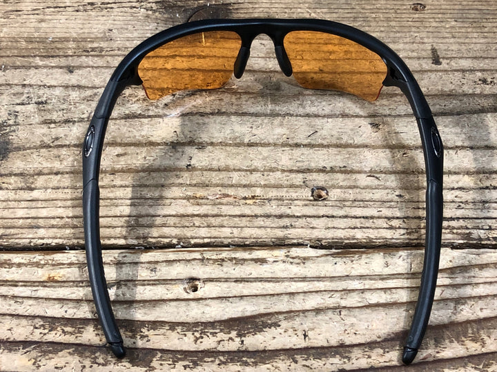 KB204 オークリー OAKLEY HALF JACKET サングラス アイウェア 黒 レンズ付属 ※レンズ小傷