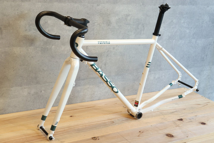 【未使用】 バッソ BASSO テラ ビアンコ TERRA BIANCO 2025年頃 480サイズ  スチール グラベル ロードバイク フレームセット 【さいたま浦和店】