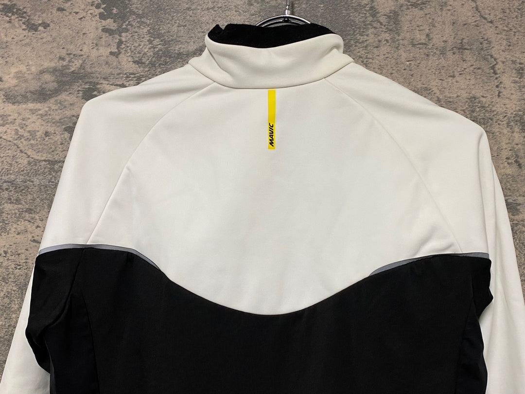 KH355 マヴィック MAVIC COSMIC PRO JACKET 長袖 サイクルジャケット 白/黒 M