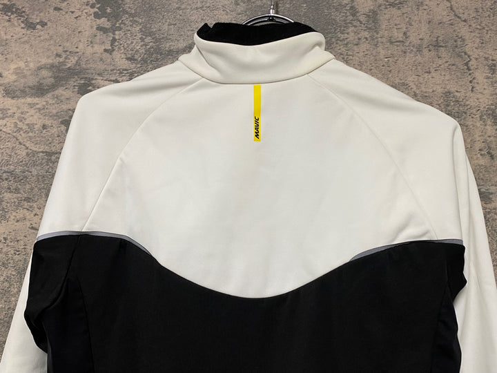 KH355 マヴィック MAVIC COSMIC PRO JACKET 長袖 サイクルジャケット 白/黒 M