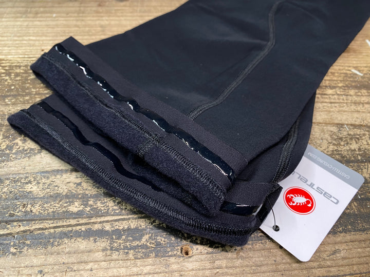 JE742 カステリ castelli レッグウォーマー NANOFLEX Lサイズ 黒 裏起毛 未使用
