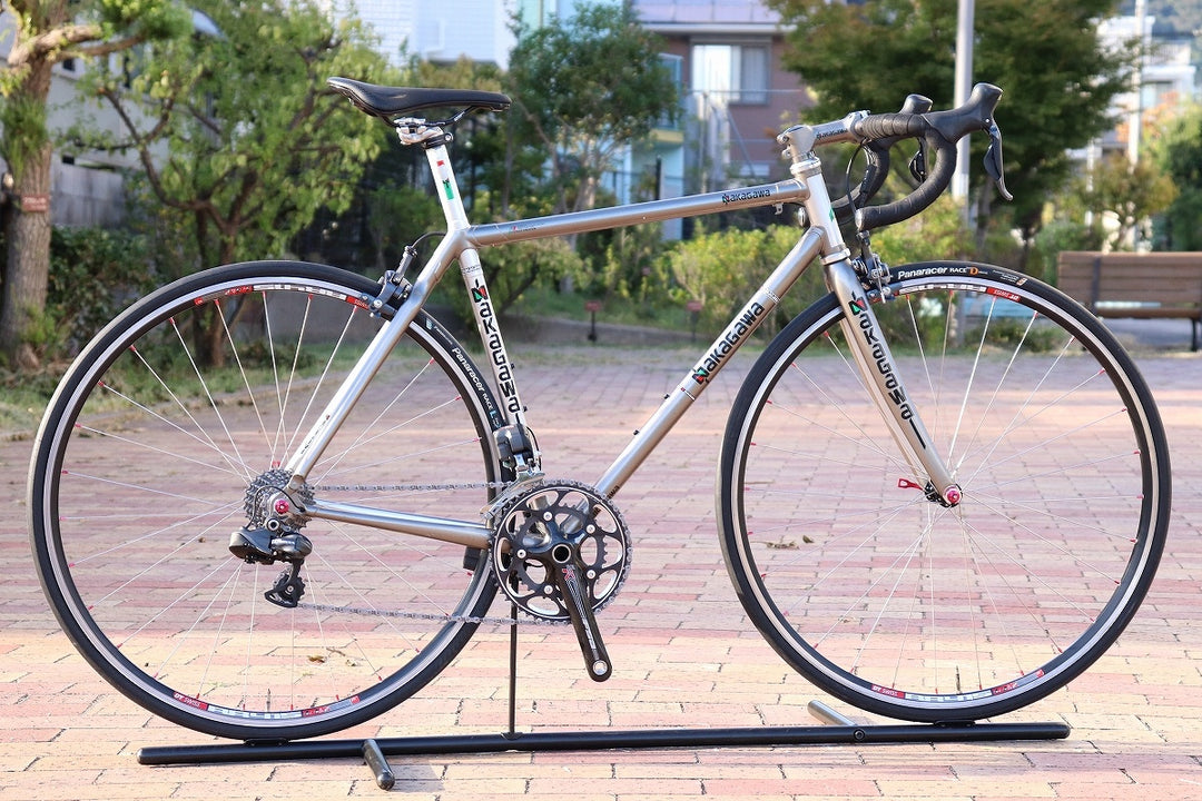 ナカガワ NAKAGAWA プロミネンス PROMINENCE HYBRID シマノ アルテグラ 6770 MIX DI2 10S クロモリ カーボン ロードバイク 【芦屋店】