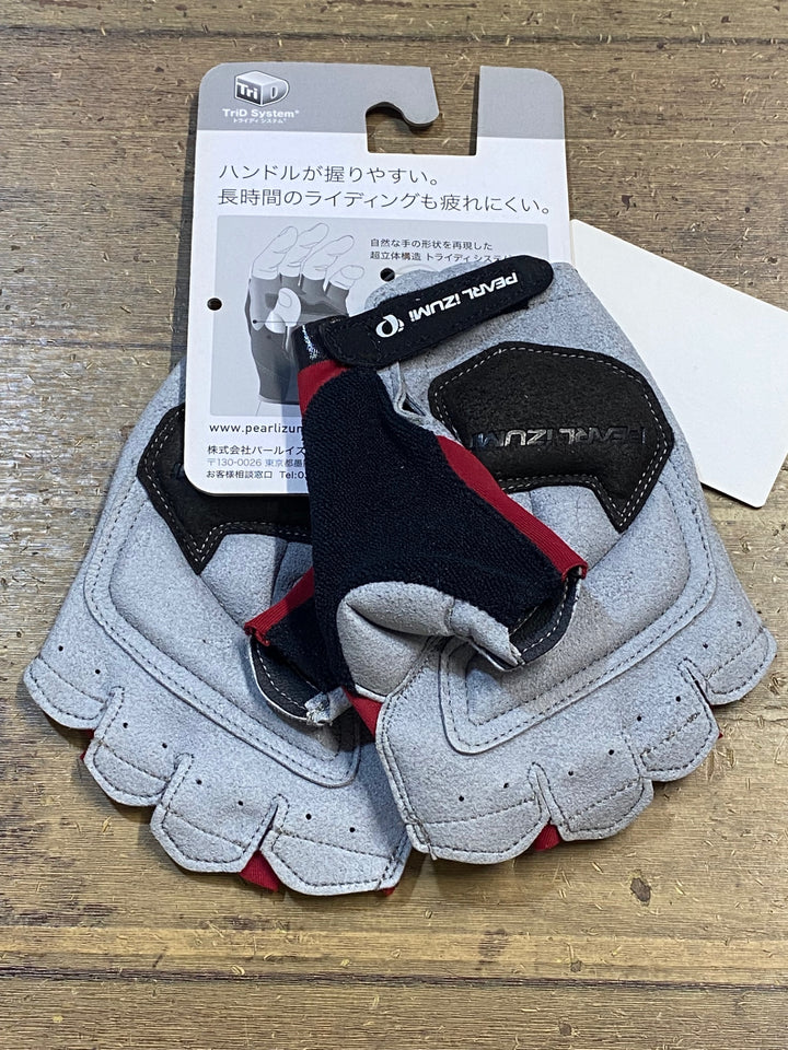 KL316 パールイズミ PEARL iZUMi 指切 グローブ 赤 S