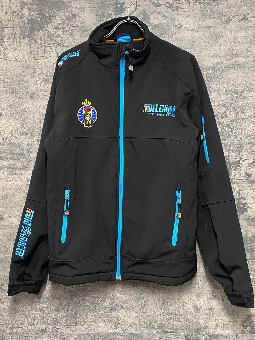 KE549 ビオレーサー BiORACER 長袖 ジャケット 黒 M 裏起毛 BELGIUM