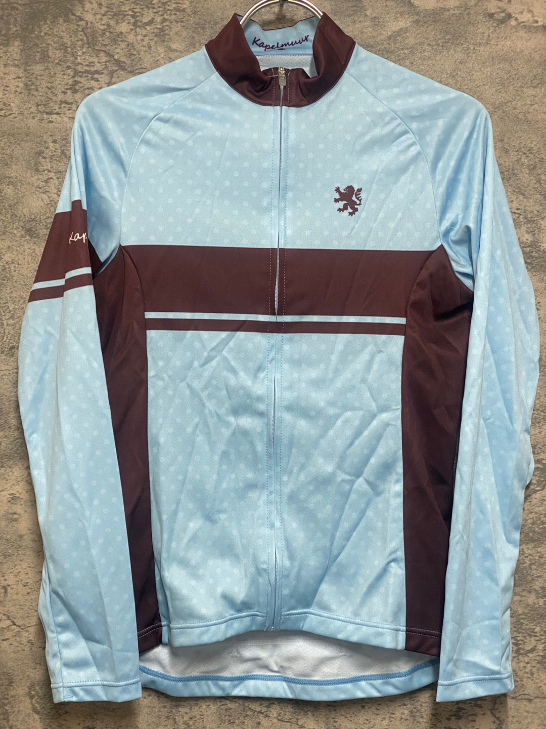 JO511 カペルミュール KAPELMUUR 長袖 サイクルジャージ 水色 茶 38 レディース