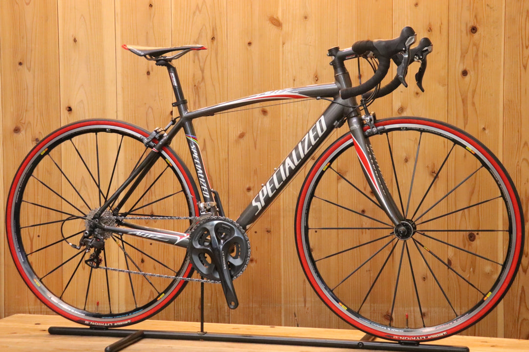 スペシャライズド SPECIALIZED アレー エリート コンパクト ALLEZ ELITE COMPACT 2009年モデル シマノ アルテグラ 6700 MIX 10S アルミ カーボンバック ロードバイク 【芦屋店】