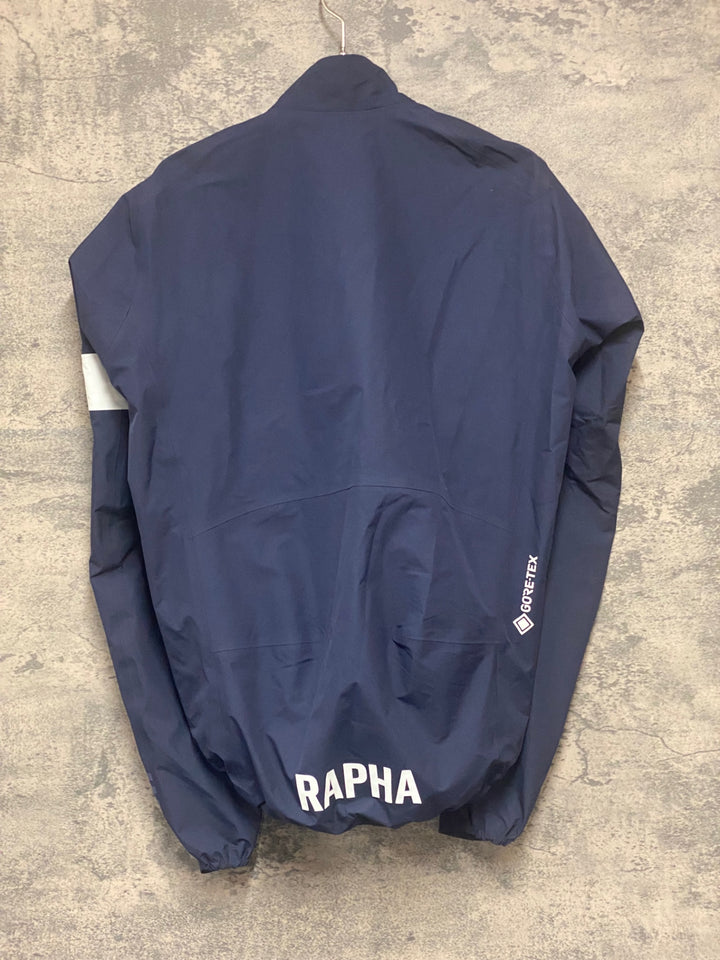 KD620 ラファ Rapha PRO TEAM RAIN JACKET 長袖 サイクルジャケット 紺 M