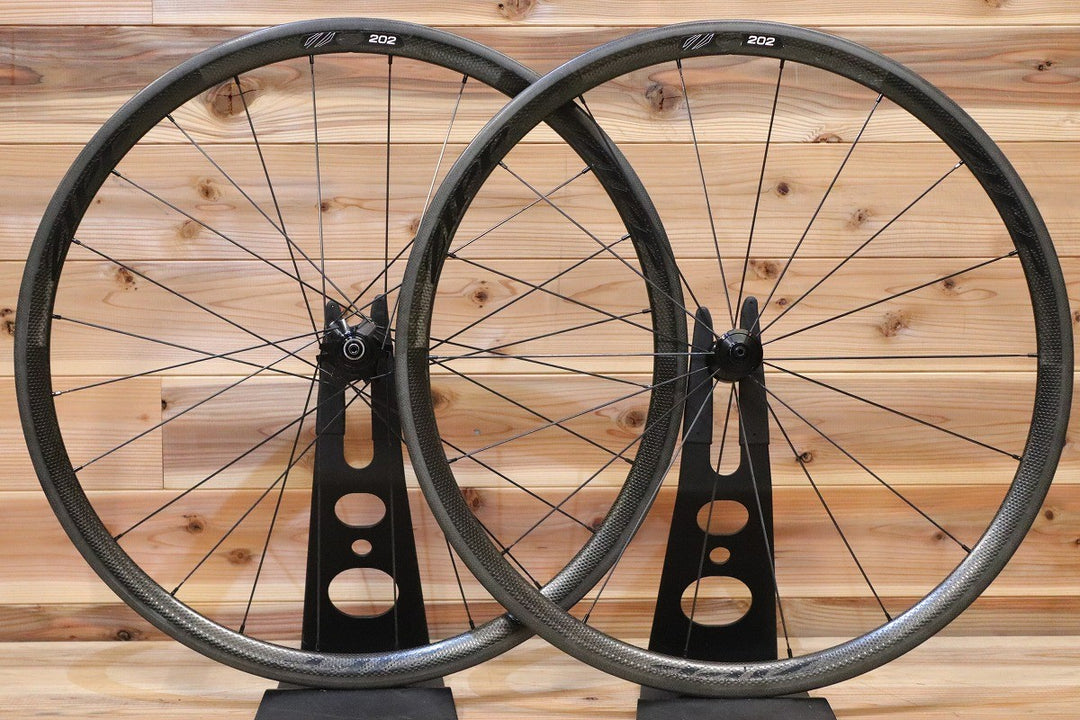 超軽量！ ジップ ZIPP 202 RIM シマノ 11S/12S カーボン チューブラー TU ロードバイク ホイールセット 【広島店】