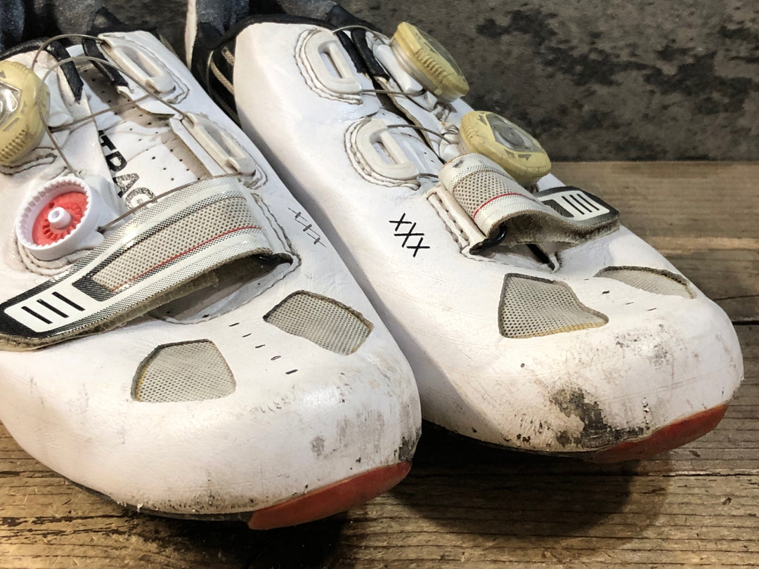 JT208 ボントレガー BONTRAGER XXX ビンディングシューズ 白 黒 EU39 ※ボアダイアル破損のためジャンク