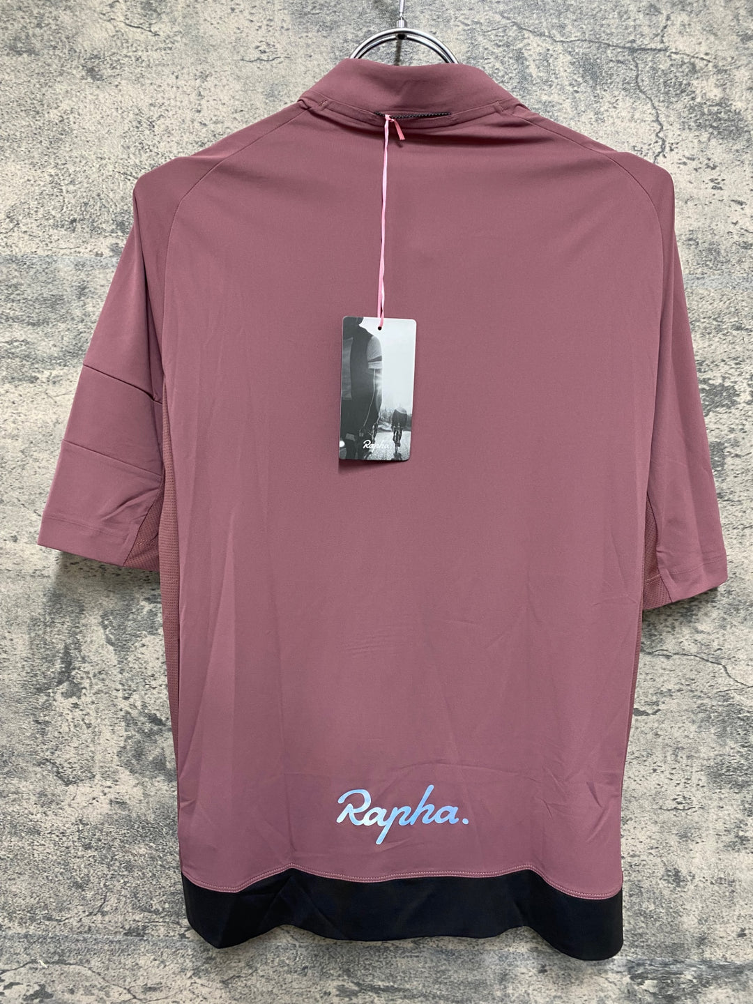 KQ690 ラファ Rapha MEN'S EXPLORE ZIP NECK TECHNICAL T-SHIRT 半袖 Tシャツ バーガンディ XS