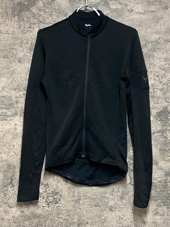 KR346 ラファ RAPHA CLASSIC LONG SLEEVE JERSEY 2 長袖サイクルジャージ 黒 XSサイズ