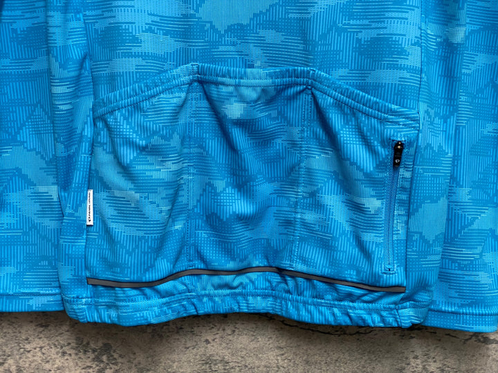 KF989 パールイズミ PEARL iZUMi 長袖 サイクルジャージ 水色 青 L