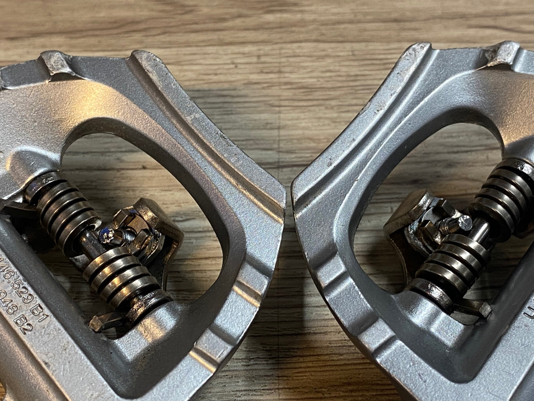 JO035 シマノ SHIMANO PD-A530 ビンディングペダル 片面フラット シルバー SPD