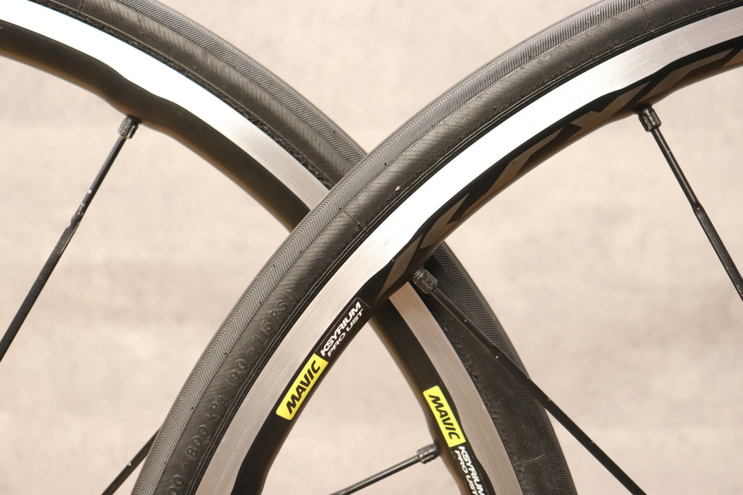 マヴィック MAVIC キシリウム プロ KSYRIUM PRO UST アルミ チューブレス ホイールセット シマノ12/11S ワイドリム 17C 【さいたま浦和店】