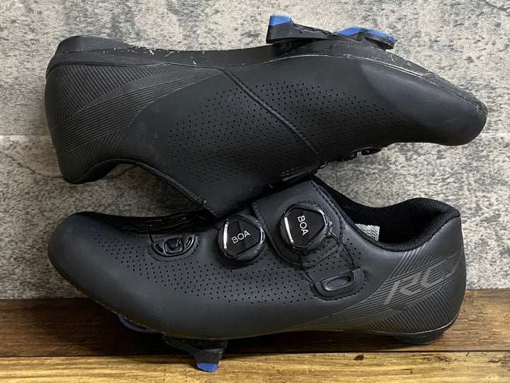 JM018 シマノ SHIMANO RC7 SHRC701M L01 E ビンディングシューズ 3穴 黒 EU40.5