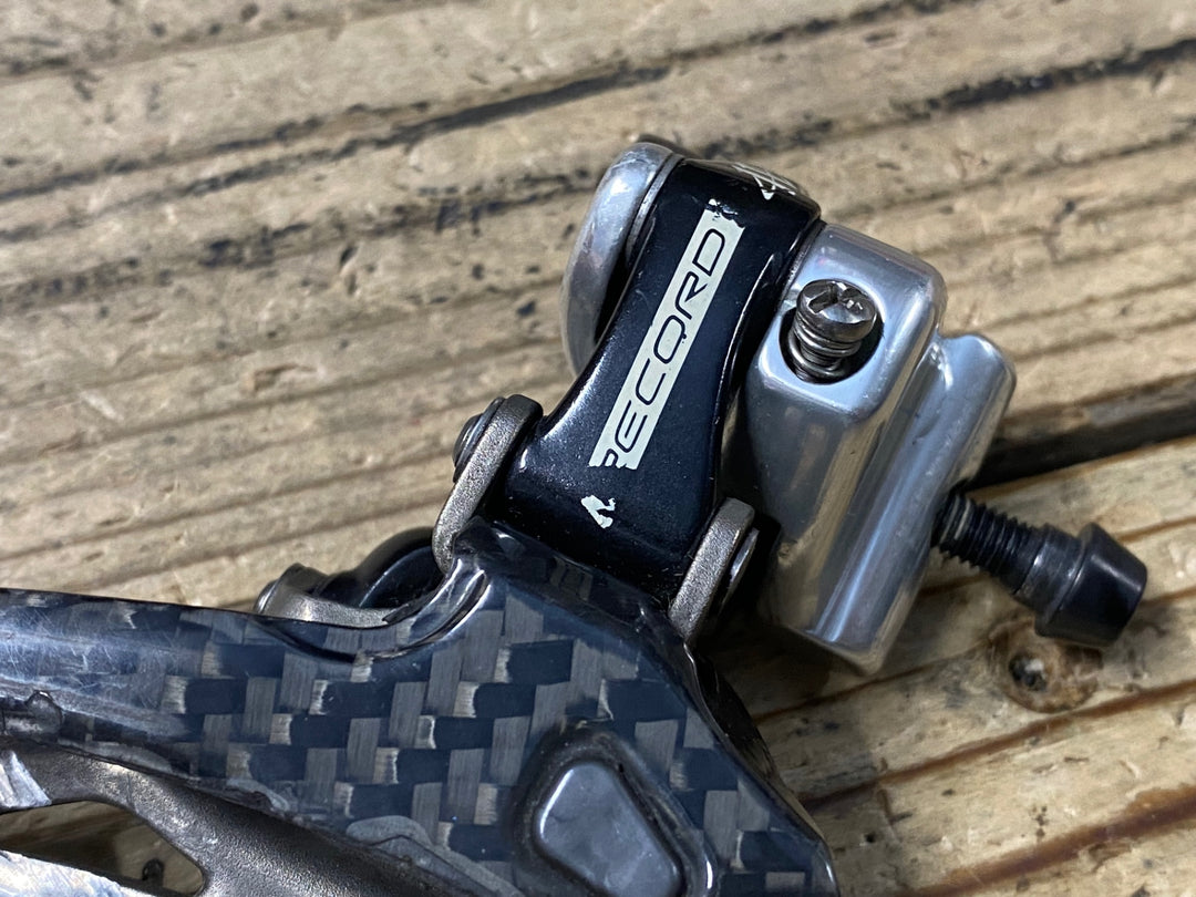 KJ075 カンパニョーロ CAMPAGNOLO RECORD FD9-RE2B フロントディレイラー 2S 直付け