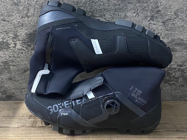 KL097 ノースウェーブ NORTH WAVE CELSIUS XC GTX ビンディングシューズ 黒 EU40 2穴
