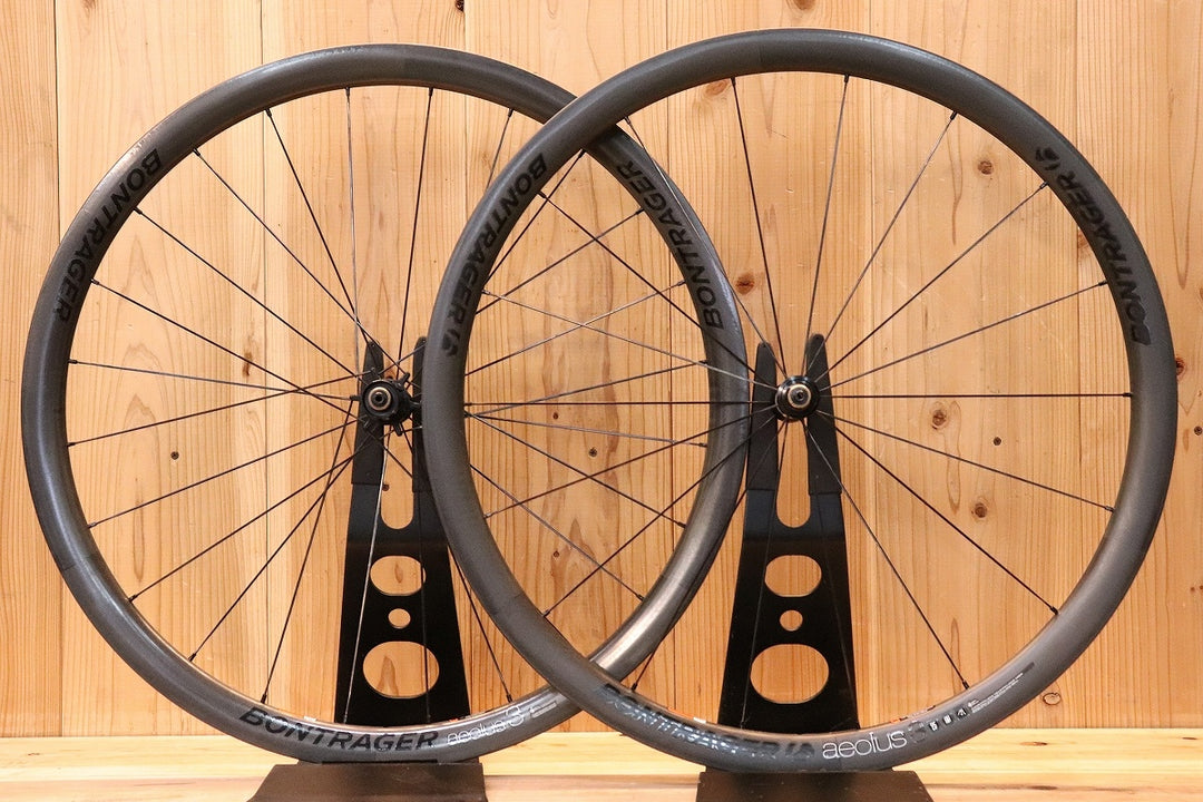 ボントレガー BONTRAGER アイオロス AEOLUS 3 カーボン チューブラー ホイールセット シマノ 11S/12S 【芦屋店】