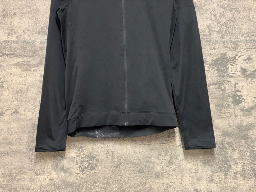 KP761 ラファ Rapha WOMEN'S CORE LONG SLEEVE JERSEY 長袖 サイクルジャージ 黒 レディース M 裏起毛
