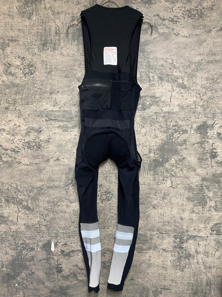 KK954 ラファ Rapha CARGO WINTER TIGHTS WITH PAD カーゴビブタイツ 黒 M 裏起毛