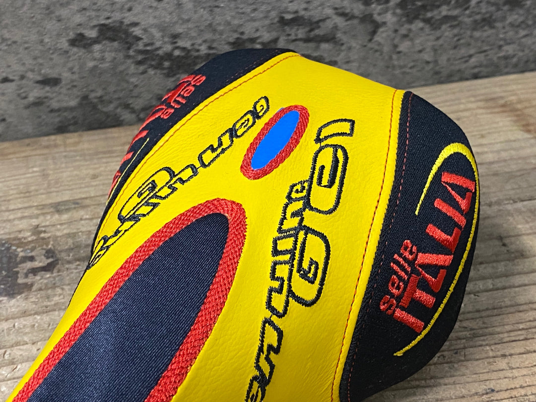 KJ650 セライタリア SELLE ITALIA TRIMATIC サドル MANGANESEレール 黄