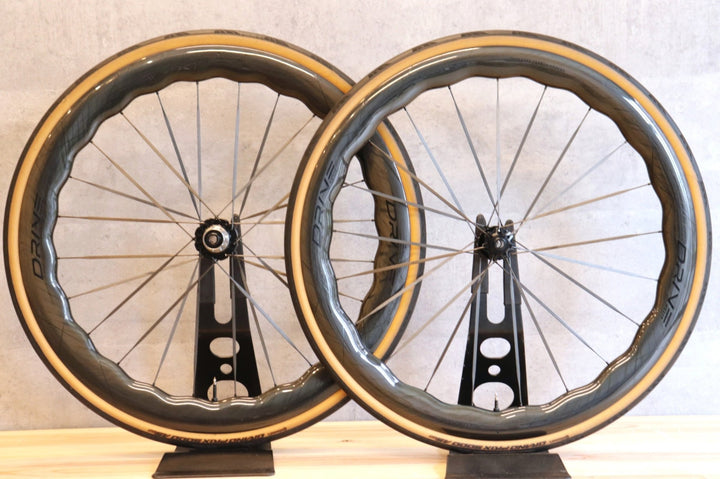 【訳あり】 エリートホイールズ ELITEWHEELS ドライブ ヘリックス DRIVE HELIX 57D CS カーボン チューブレスレディ ホイールセット シマノ 11S/12S 【さいたま浦和店】