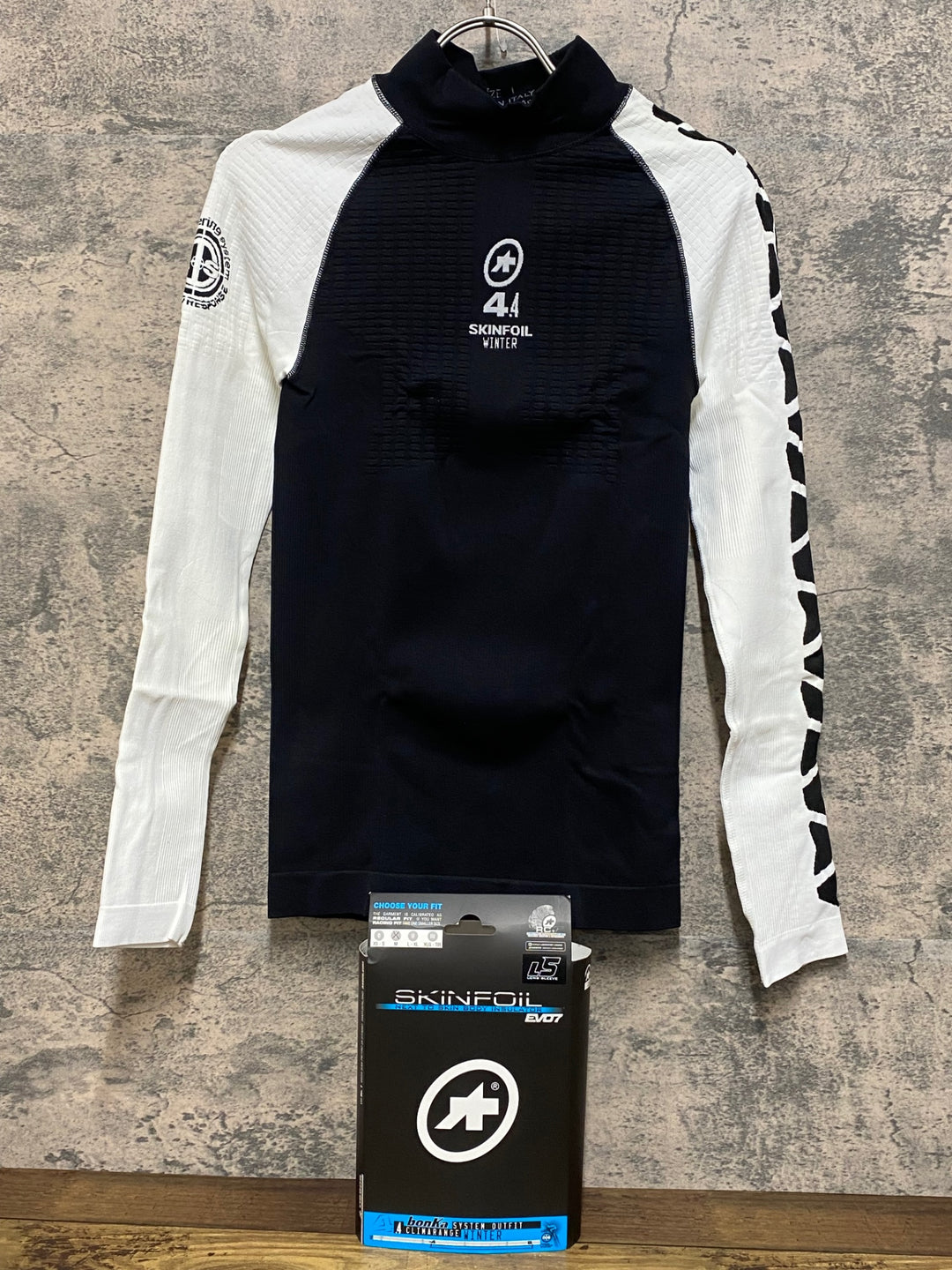 JR291 アソス ASSOS LS.skinFoil spring/fall S7 長袖 ベースレイヤー 黒 Ⅰ