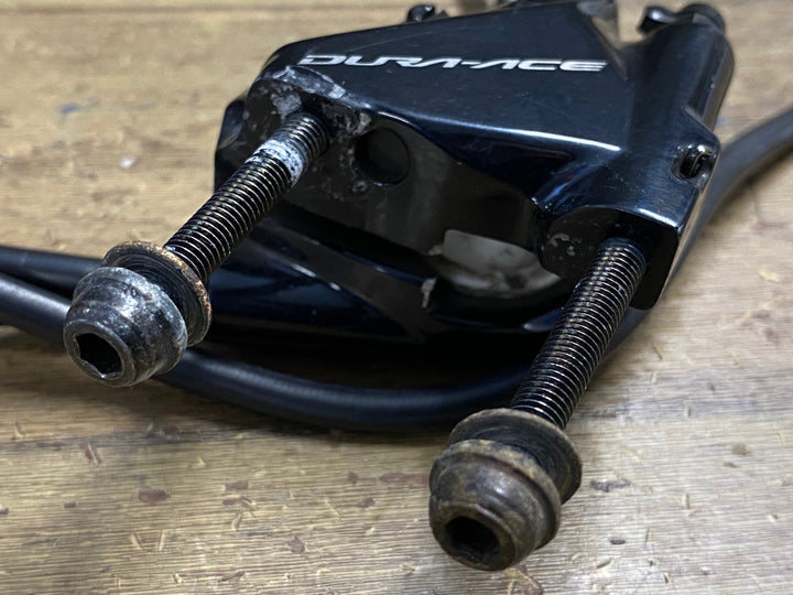 JK446 シマノ SHIMANO デュラエース DURA-ACE BR-R9170 ディスクブレーキ キャリパー セット 油圧 ボルト無し